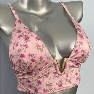 Victoria’s Secret Pink Floral🌸Bikini Top